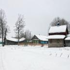 Деревня Гайново и Покровская часовня. Февраль 2015 г. Фото: Анатолий Максимов.
