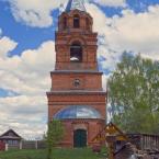 Церковь-колокольня Серафима Саровского в деревне Пальцево. Май 2014 г. Фото: Анатолий Максимов.