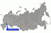 Тамбовская область на карте России