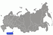 Город Байконур на карте России